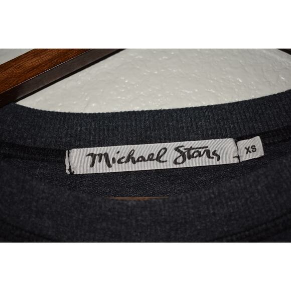 Michael Stars Gray Slit Sweater Size XS - Picture 3 of 5